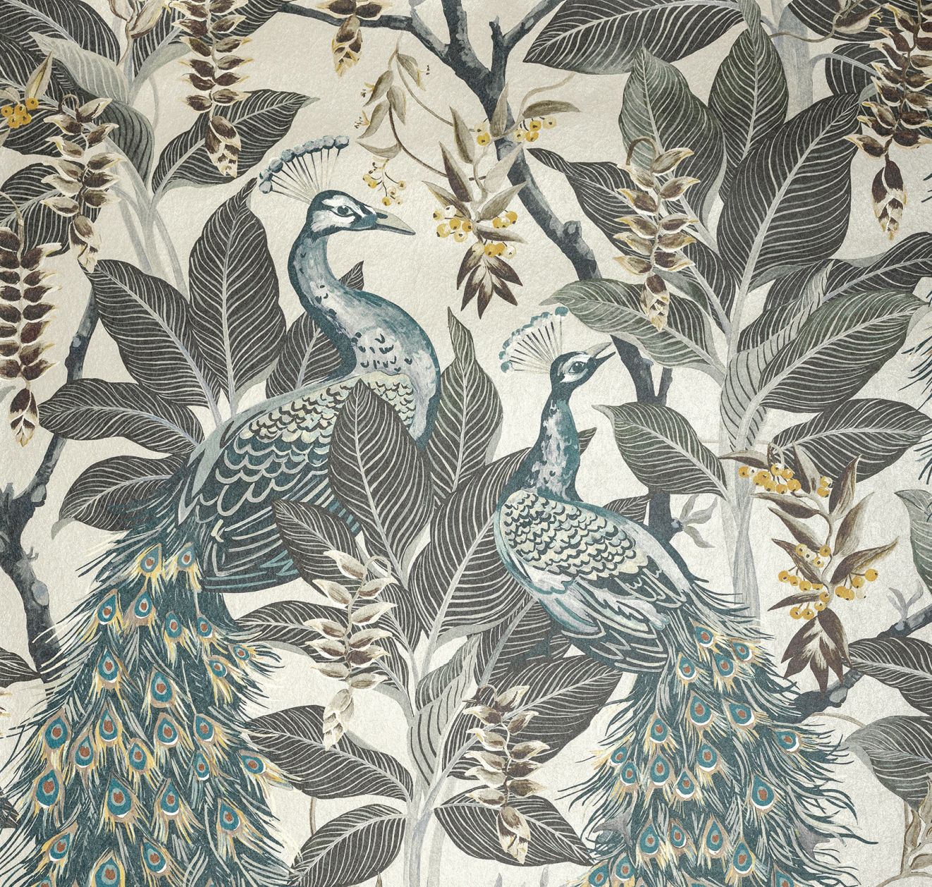 Royal Peacock Wallpaper