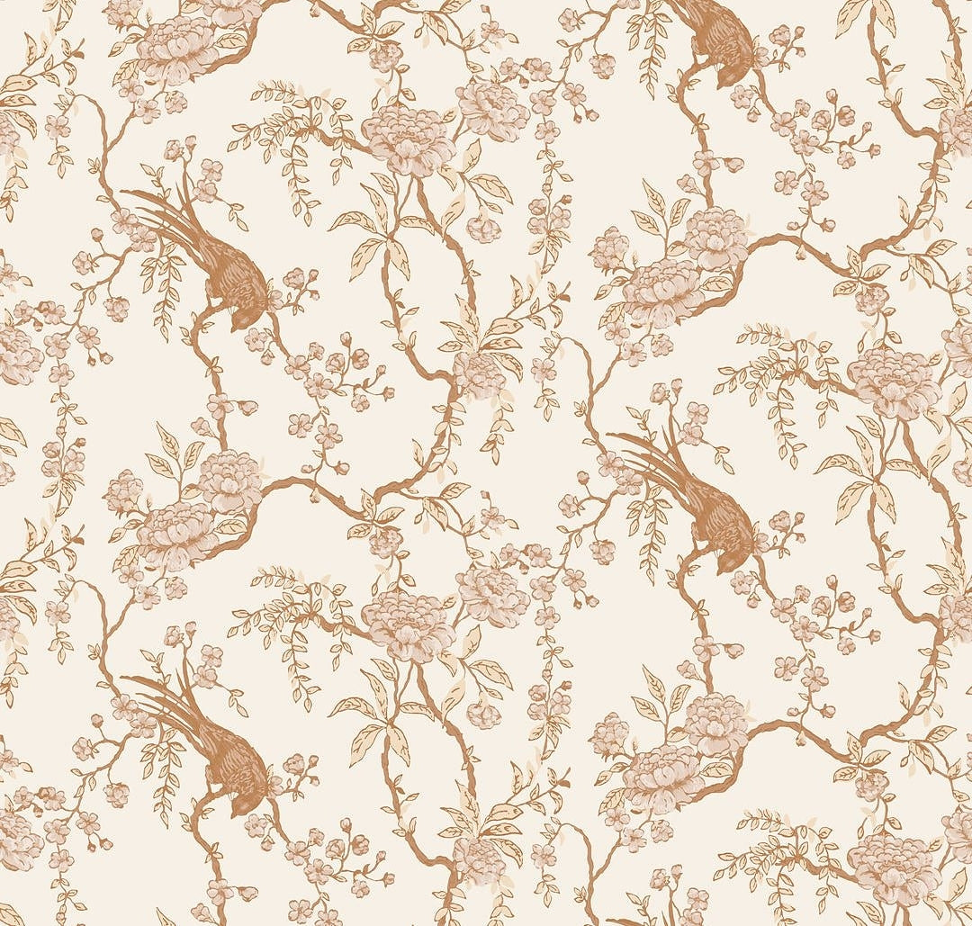Floral Bird Toile