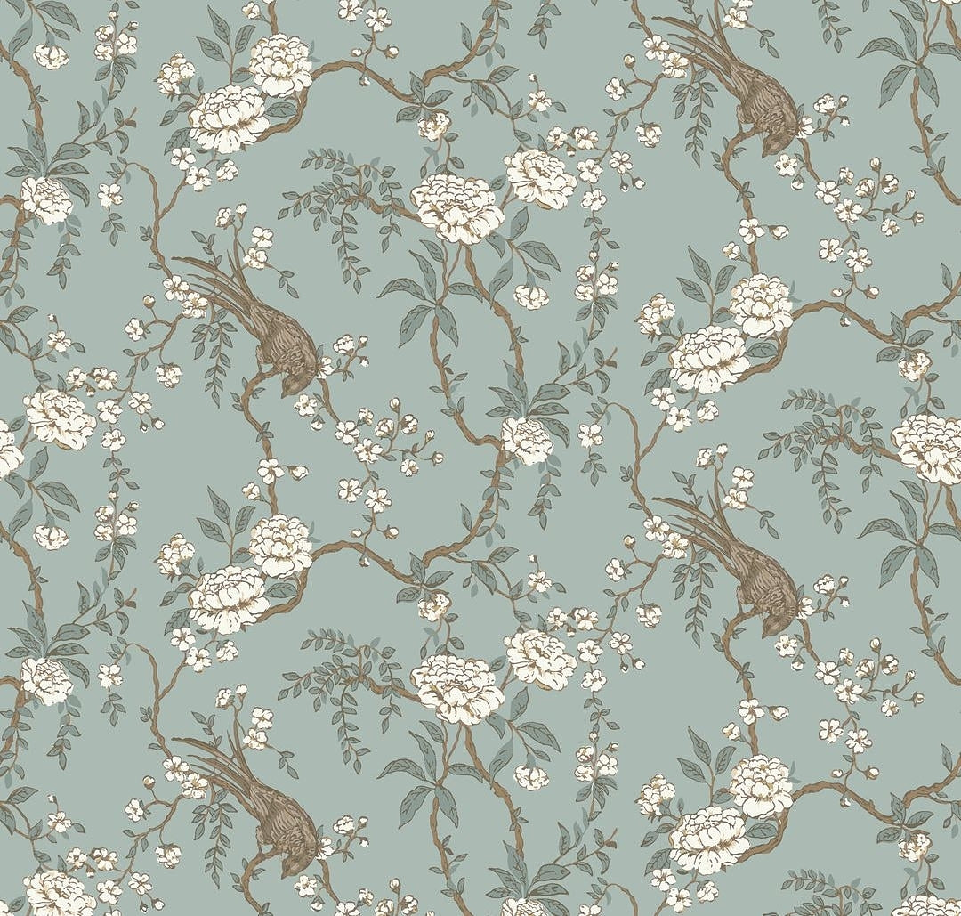 Floral Bird Toile