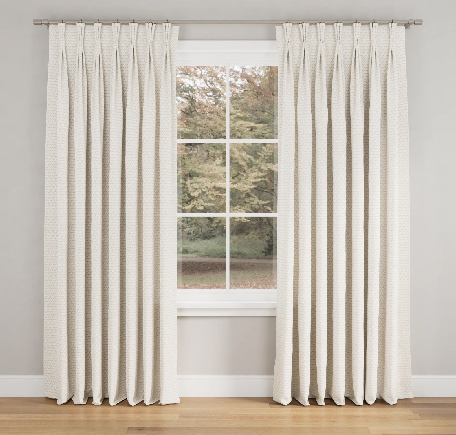 Dandelion Pinch Pleat Blackout 200% Fullness - White Lining