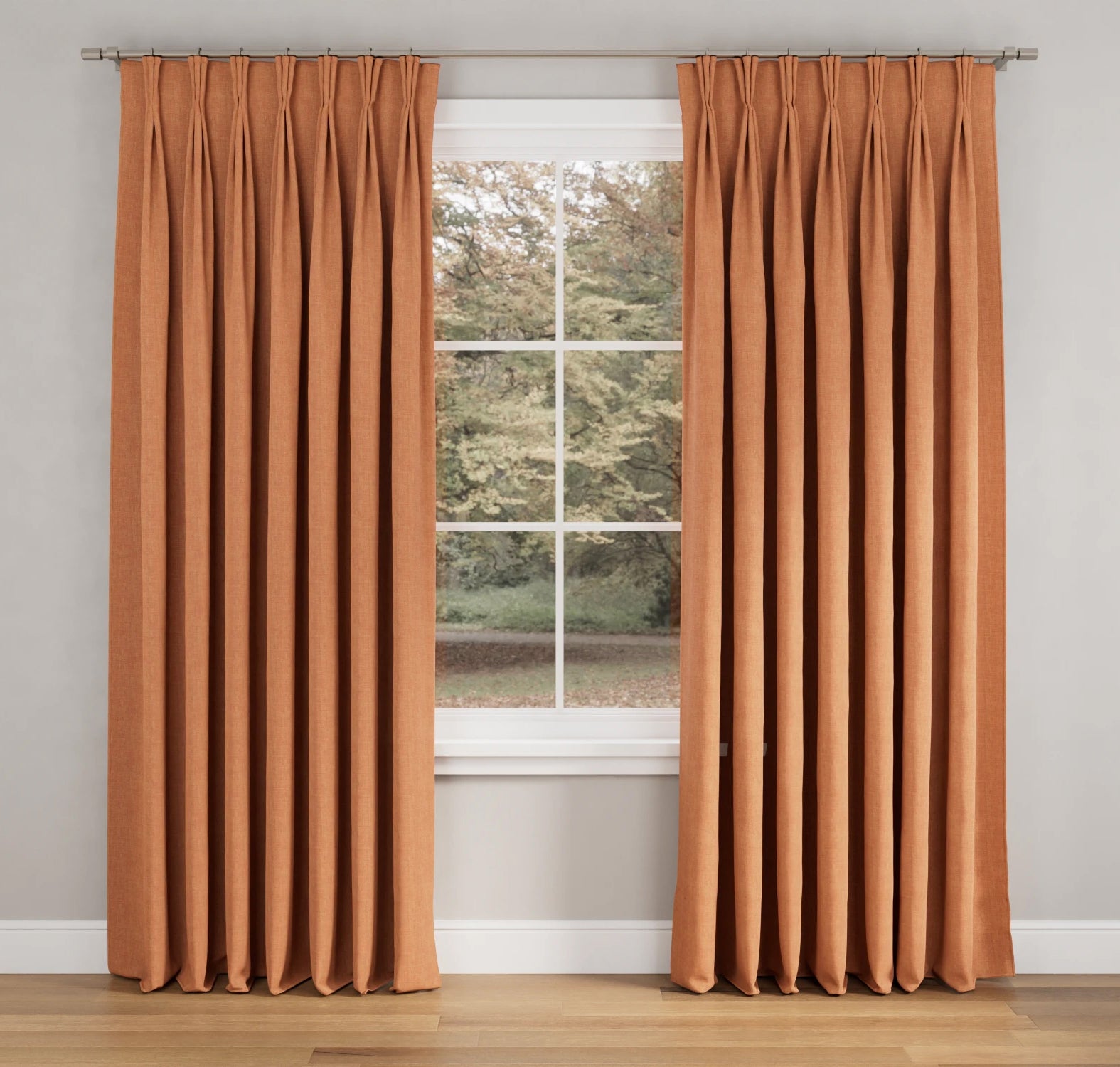 Dow II Bisque Pinch Pleat Light Filtering 200% Fullness - White Lining