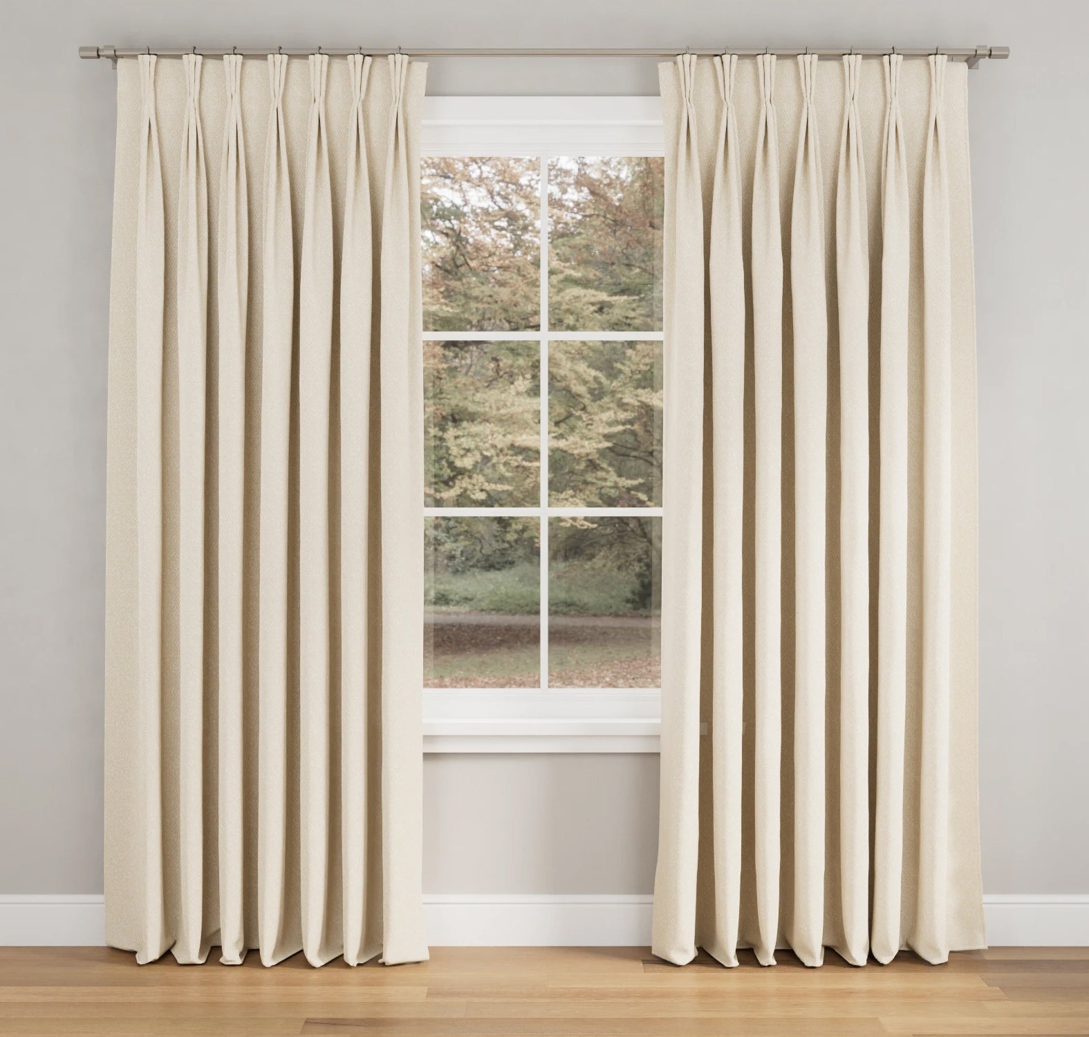 Pyramid Pinch Pleat Blackout 200% Fullness - White Lining